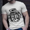 Custom Military Pumpkin Grenade T-Shirt Gifts for Him