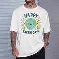 Cute Planet Earth Day Birthday Happy Earth Day 2024 T-Shirt Gifts for Him