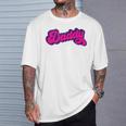 Daddy Pink Gay Bear Lgbt Homosexual Boyfriend Buddy Couples T-Shirt Gifts for Him