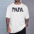 Damen Fisherman Papa Fisher Dad Angelnater Geschenk Mit-Ausschnitt T-Shirt Geschenke für Ihn