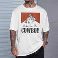 Dibs On The Cowboy Vintage Western Rodeo Country Cowgirls T-Shirt Gifts for Him
