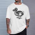 Dodo Bird Print T-Shirt Geschenke für Ihn