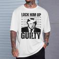 Donald Trump Hot Lock Him Up Trump Shot T-Shirt Gifts for Him