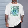 Earth Day Everyday Smile Face Hippie Planet Anniversary T-Shirt Gifts for Him
