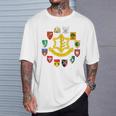 Fdi Fuerzas De Defensa Israel Ejército Israelí Unidades Militares Israelíes Camiseta unisex Regalos para él