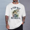 Fisherman Fishing Retirement O-Fish-Ally Retired 2024 T-Shirt Gifts for Him
