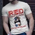 On Friday We Wear Red Friday Military Support Troops Us Flag T-Shirt Gifts for Him