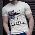 On Friday We Wear Red Friday Military Us Flag Print On Back T-Shirt Gifts for Him