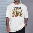 Cicada We Out Cute Cicada Brood Emergence T-Shirt Gifts for Him