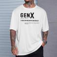 Definition Gen X Raised On Hose Water & Neglect Gag T-Shirt Gifts for Him