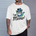 I Go Meow Cute Singing Cat Meme T-Shirt Gifts for Him