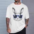 Rabbit Bunny Face Sunglasses Easter For Boys Men T-Shirt Gifts for Him