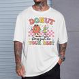 Groovy Donut Stress Just Do Your Best Testing Day Teachers T-Shirt Gifts for Him