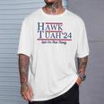 Hawk Tuah 24 Spit On That Thang Hawk Tuah 2024 Hawk Tush T-Shirt Gifts for Him