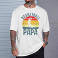 Herren Basketball Papa Basketballspieler Dadatertag T-Shirt Geschenke für Ihn