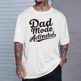 Herren Dad Life Dad Mode Aktiviertes Zitatatertag Papa Bod Raglan T-Shirt Geschenke für Ihn