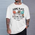 Home Plate Social Club Hey Batter Batter Swing Baseball T-Shirt Gifts for Him