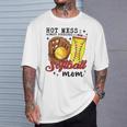 Hot Mess Always Stressed Softball Mom T-Shirt Gifts for Him