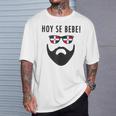 Hoy Se Bebe Dominican Republic Flag Beard T-Shirt Gifts for Him