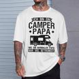 Ich Bin Ein Wohnmobil Papa Camper Papa Gray T-Shirt Geschenke für Ihn