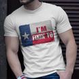 I'm Fixin' To State Of Texas Flag Slang T-Shirt Gifts for Him