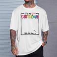 It's My 9Th Birthday Sign My 9 Year Old Bday Party T-Shirt Gifts for Him