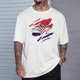 Kroatien Flagge Kroatisch Croatia Kinder Kroatien Hrvatska T-Shirt Geschenke für Ihn