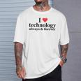 I Love Technology Always And Forever Napoleon Inspired T-Shirt Gifts for Him