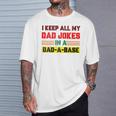 Lustige Papa-Witze In Dad-A-Base-Vintage Zumatertag Heilig Raglan T-Shirt Geschenke für Ihn