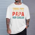 Lustiges Fußball Papa Perfekte Für Fußballliebhaberatertag Raglan T-Shirt Geschenke für Ihn