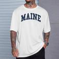 Maine Throwback Classic T-Shirt Gifts for Him