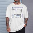 The Meaning Of Finnish Sisu Definition Word Collage Graphic T-Shirt Gifts for Him
