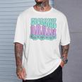 Migraine Brain Chronic Illness Spoonie Floral T-Shirt Gifts for Him