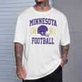 Minnesota Football Athletic Vintage Sports Team Fan T-Shirt Gifts for Him
