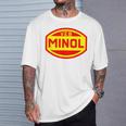 Minol Veb Folkseigenen Berieb Minol T-Shirt Geschenke für Ihn