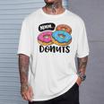 Mmm Donuts Donut Lover Girls Doughnut Squad Food T-Shirt Gifts for Him