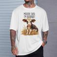 Mooove Over I'm Adorable Cute Cow Sounds Toddler T-Shirt Gifts for Him