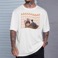 Opossum Screaming Possum Trash Cat Meme Women T-Shirt Gifts for Him