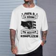 Papa & 3 Söhne Die Besten Komplizen Papa 3 Söhne T-Shirt Geschenke für Ihn