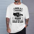 Papa & Tochter Danke Papa & Tochter Familie T-Shirt Geschenke für Ihn