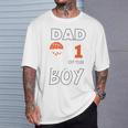 Papa Des 1 Basketball -Basketballson 1 Jahren 1 Jahre Alt T-Shirt Geschenke für Ihn