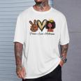 Peace Love Melanin Sugar Afro Black Brown Girls Pride T-Shirt Gifts for Him