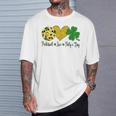 Peace Love Patty's Day Pickleball Shamrocks St Patrick's Day T-Shirt Gifts for Him