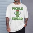 Pickle Squad Foodie Vegan Dill Pickle Adult Pickle Squad T-Shirt Gifts for Him