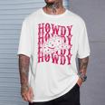 Pink Howdy Cowboy Rodeo Hat For Retro Cowgirl T-Shirt Gifts for Him