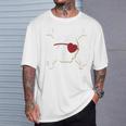 PirateSkull Crossbones Heart Eye Patch Costume Cute T-Shirt Gifts for Him