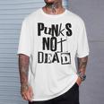 Punk Not Dead Vintage Grunge Punk Is Not Dead Rock T-Shirt Geschenke für Ihn