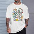 Racing Toy Car Race Track On Dad Fathers Day On Back T-Shirt Gifts for Him