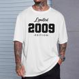 Retro 15 Años Nacido En 2009 Edición Limitada 15 Cumpleaños Camiseta unisex Regalos para él