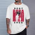 Retro Albania Baba With Son Albanian Dad Of A Boy Shqiptar T-Shirt Gifts for Him